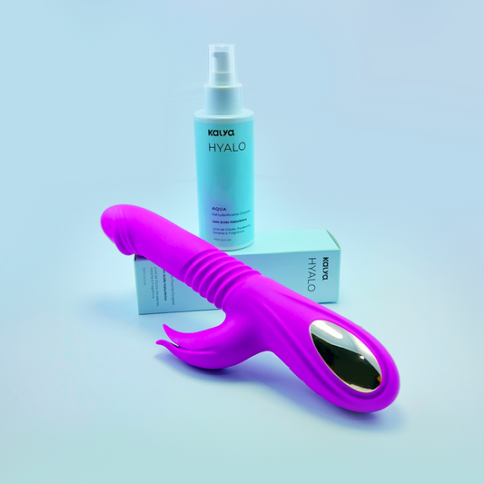 Kit Vibrador Pulsevibe + Lubrificante Hyalo