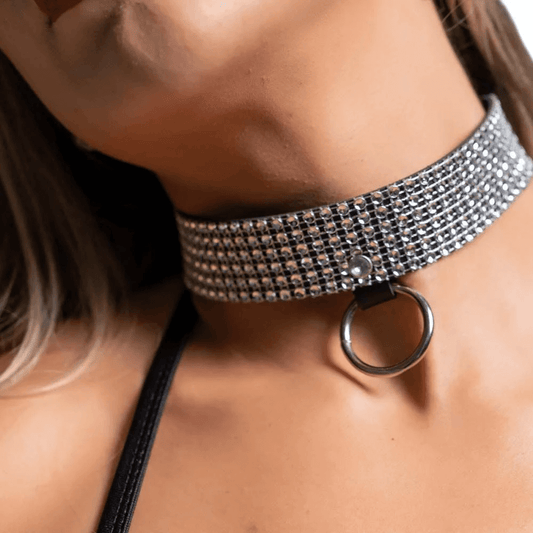 Choker Strass com Argola
