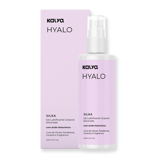 Gel Lubrificante Silicone com Ácido Hialurônico Hyalo Silka 120ml