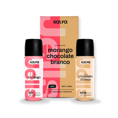 Calda Aromatizada Beijável Jells Duo Morango e Chocolate Branco 15ml/cada
