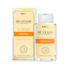 Gel Lubrificante com Ácido Hialurônico Mustash Crystal 100ml