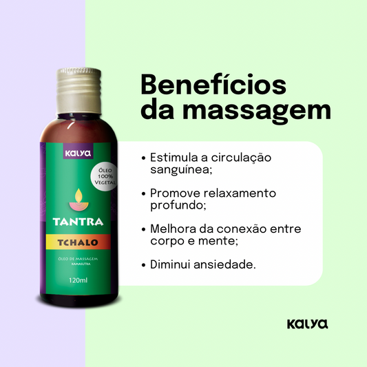 Óleo para Massagem Tantra Tchalo 120ml