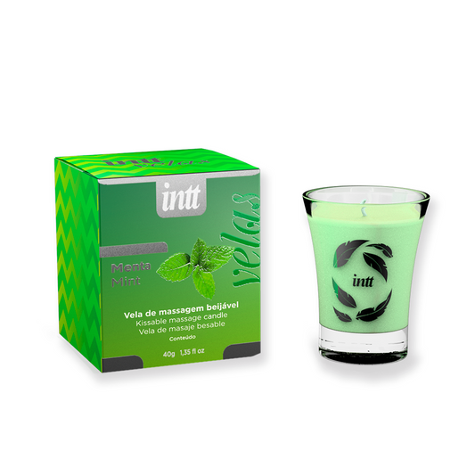 Vela para Massagem Beijável - Menta