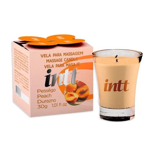 Vela para Massagem Beijável - Pêssego