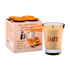 Vela para Massagem Beijável - Pêssego