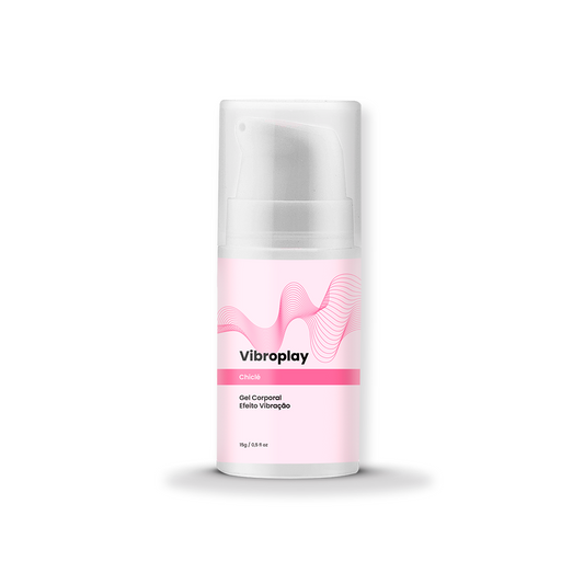 Vibrador Líquido Beijável Vibroplay Chiclé 15g