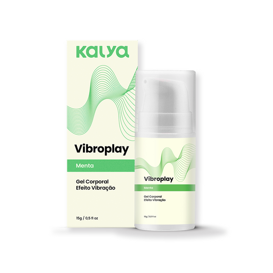 Vibrador Líquido Beijável Vibroplay Menta 15g