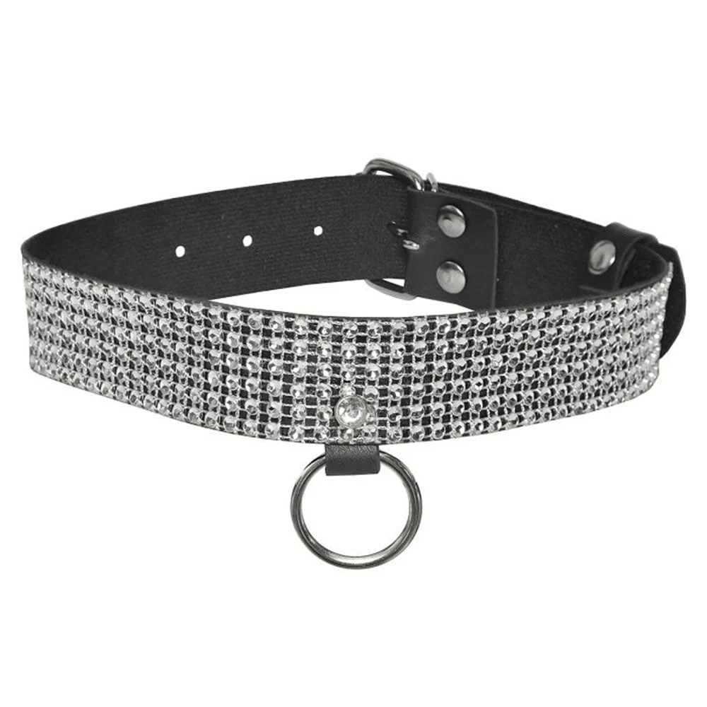 Choker Strass com Argola